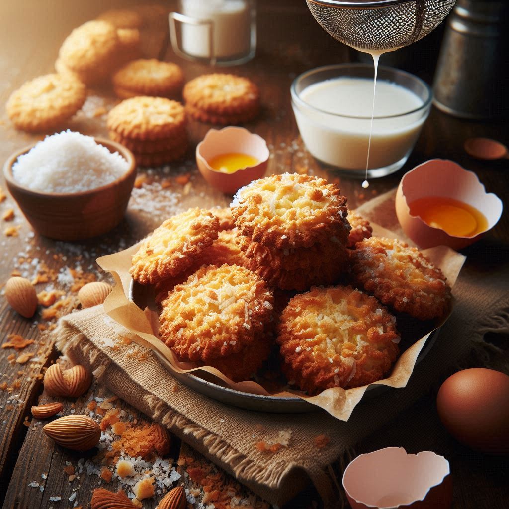 Pasticcini al Cocco Veloci (3 Ingredienti in Friggitrice ad Aria)