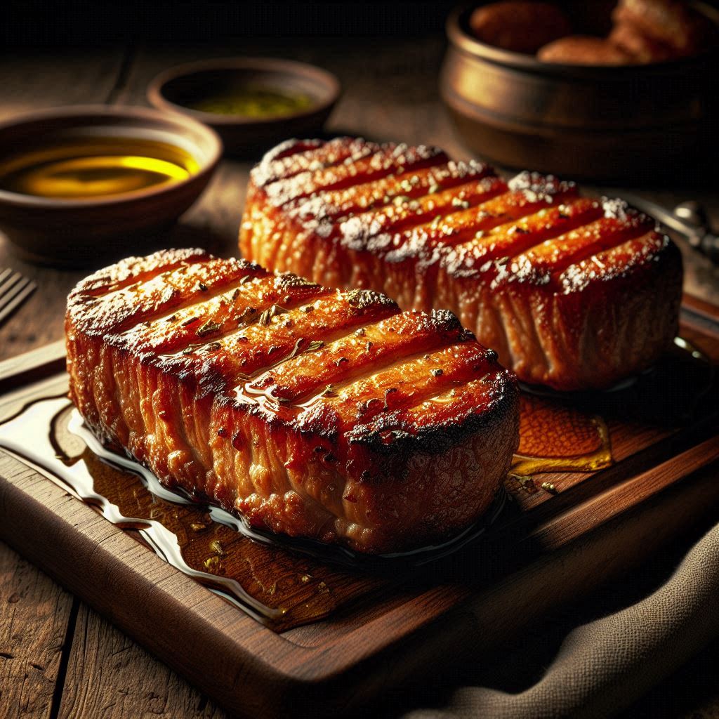 Filetto di Maiale in Friggitrice ad Aria (Crosticina d'Oro e Cuore Rosa)