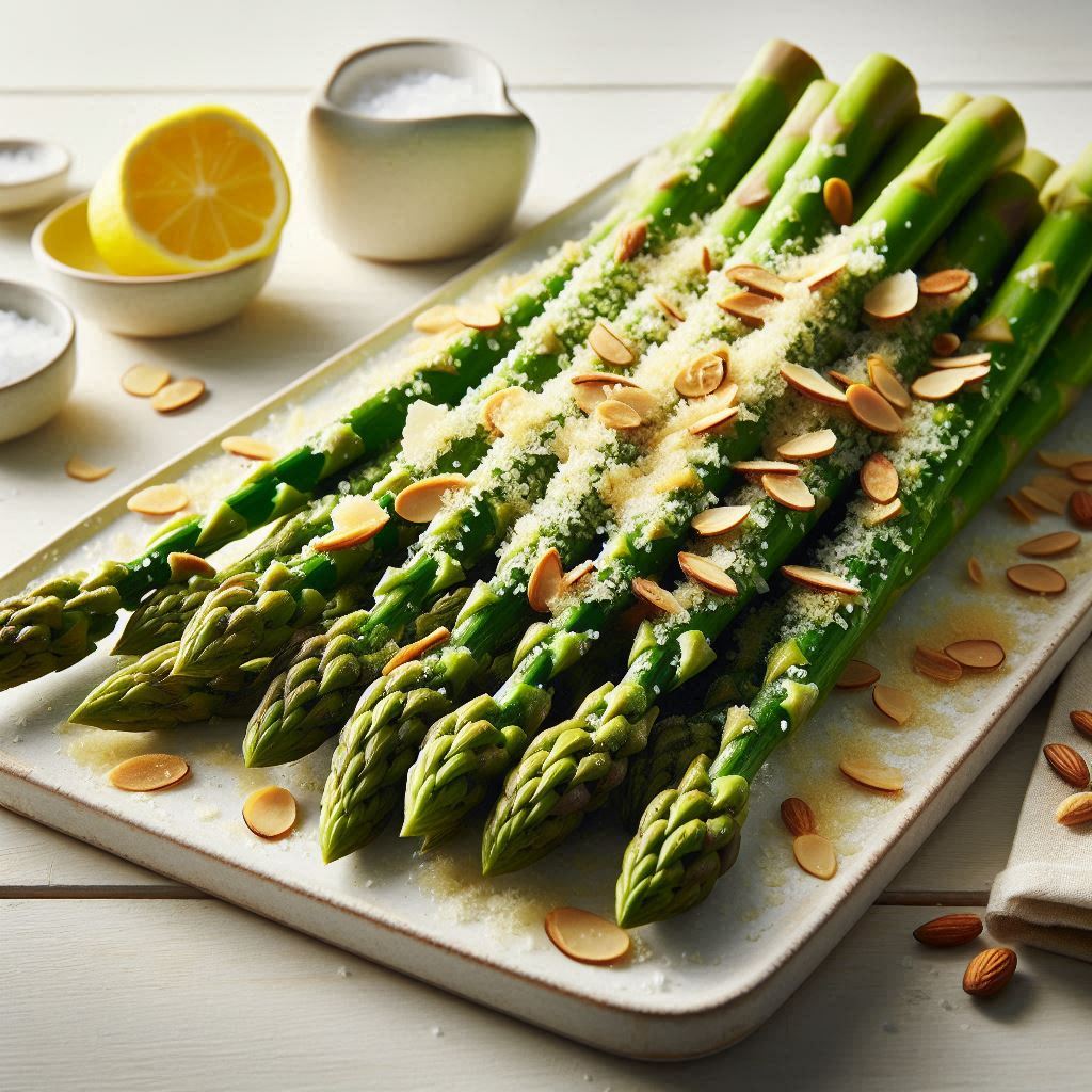 Asparagi al Parmigiano e Mandorle (Crunch Irresistibile)