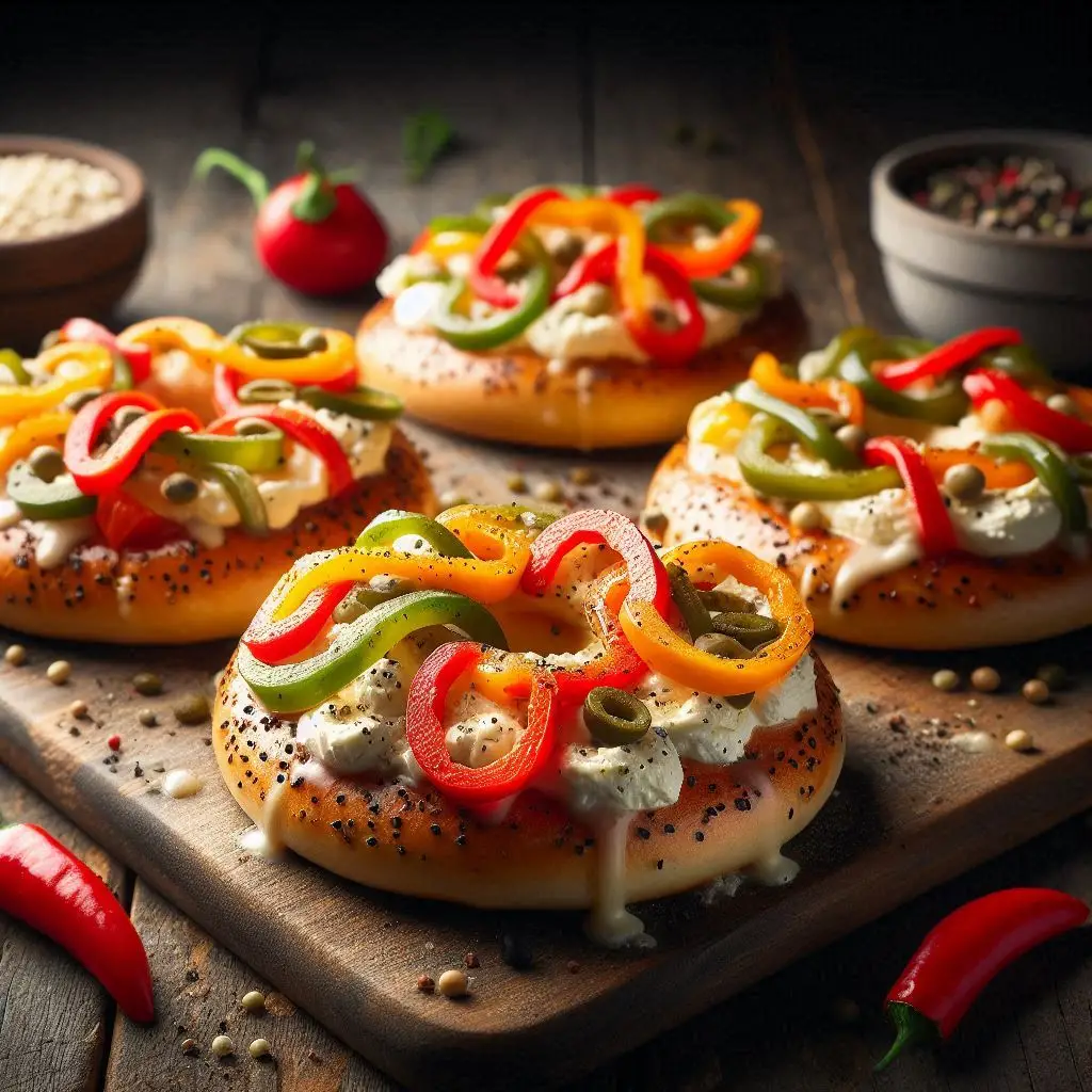 Bagel Veggie (Verdure Grigliate e Crema al Formaggio)