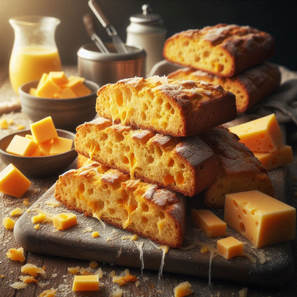 Flaky Cheddar Cheese Biscuits