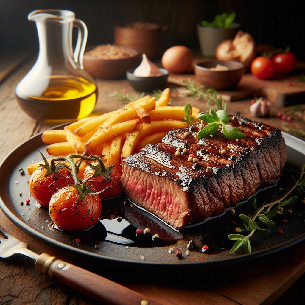 Bistecca Manzo e Balsamico (Cottura Perfetta in Friggitrice ad Aria)