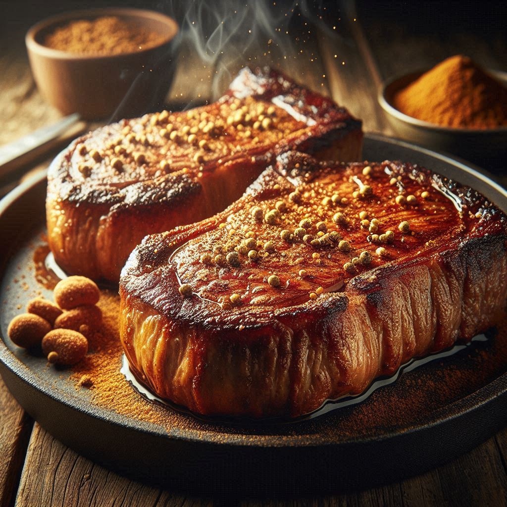 Bistecca in Crosta di Senape (Succosa e Caramellata)