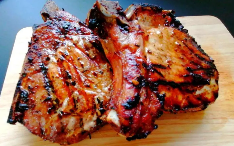 Braciole Maiale Stile USA (Caramellate in Friggitrice ad Aria)