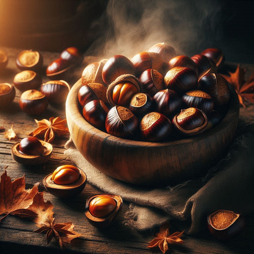 Caldarroste in Friggitrice ad Aria (Facili da Sbucciare e Morbide)