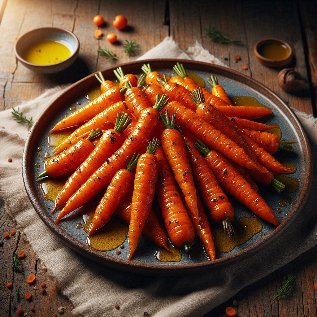 Carote Laccate Soia e Miele (Contorno Agrodolce)