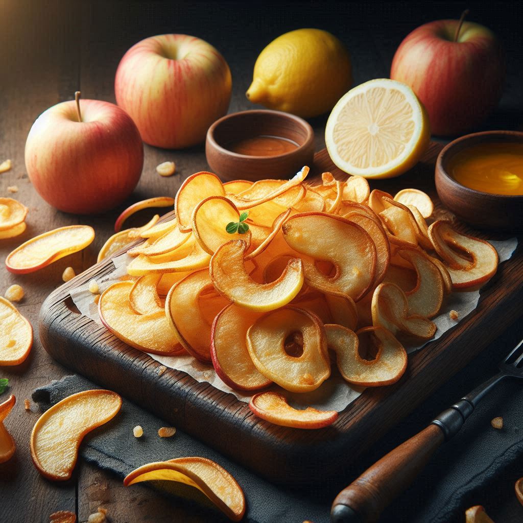 Chips di Mela (Snack Naturale e Croccante)