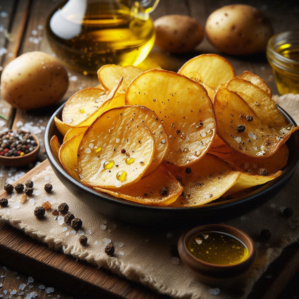 Chips di Patate (Croccantissime e Leggere)