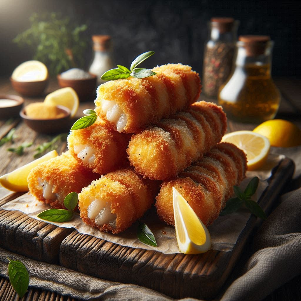 Bastoncini di Pesce in Friggitrice ad Aria (Croccanti per Bambini)
