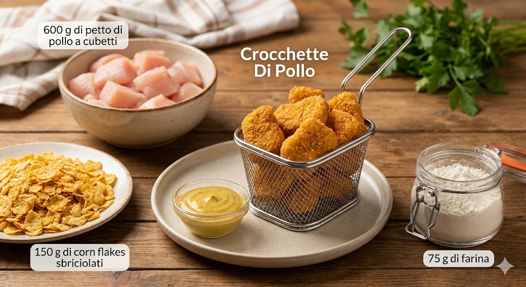 Bocconcini di Pollo ai Cereali (Massima Croccantezza in Friggitrice ad Aria)