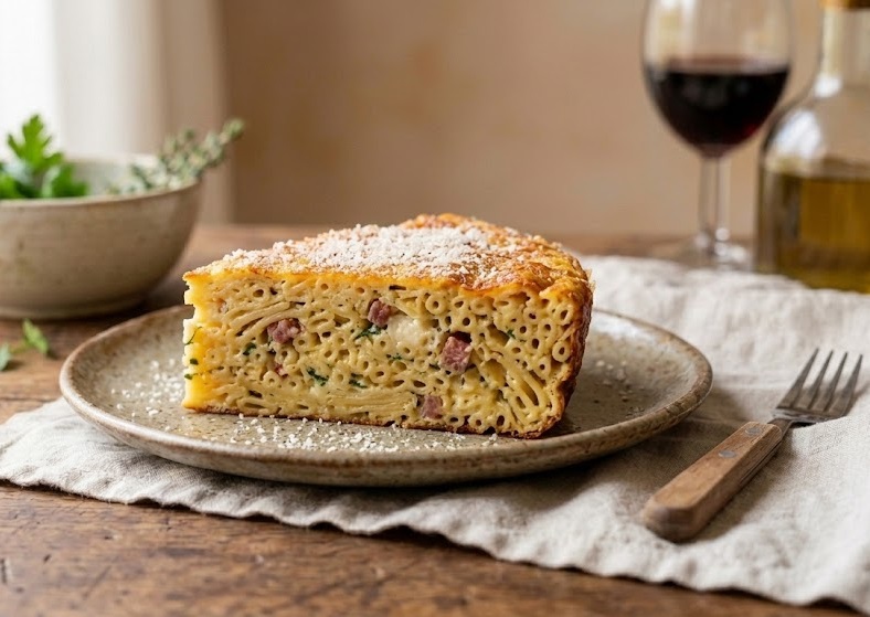 Frittata di Pasta in Friggitrice ad Aria (Guscio Croccante e Veloce)