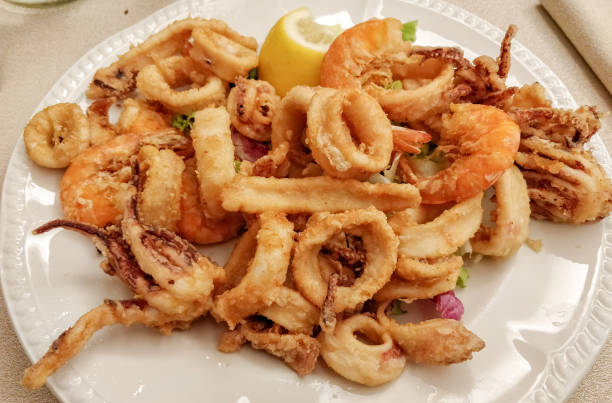 Frittura di Calamari e Gamberi (Croccantezza Totale in Friggitrice ad Aria)