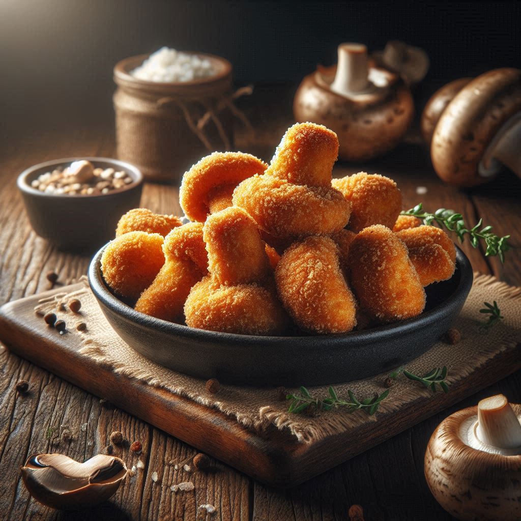 Funghi Panati Surgelati (Antipasto Dorato e Veloce)