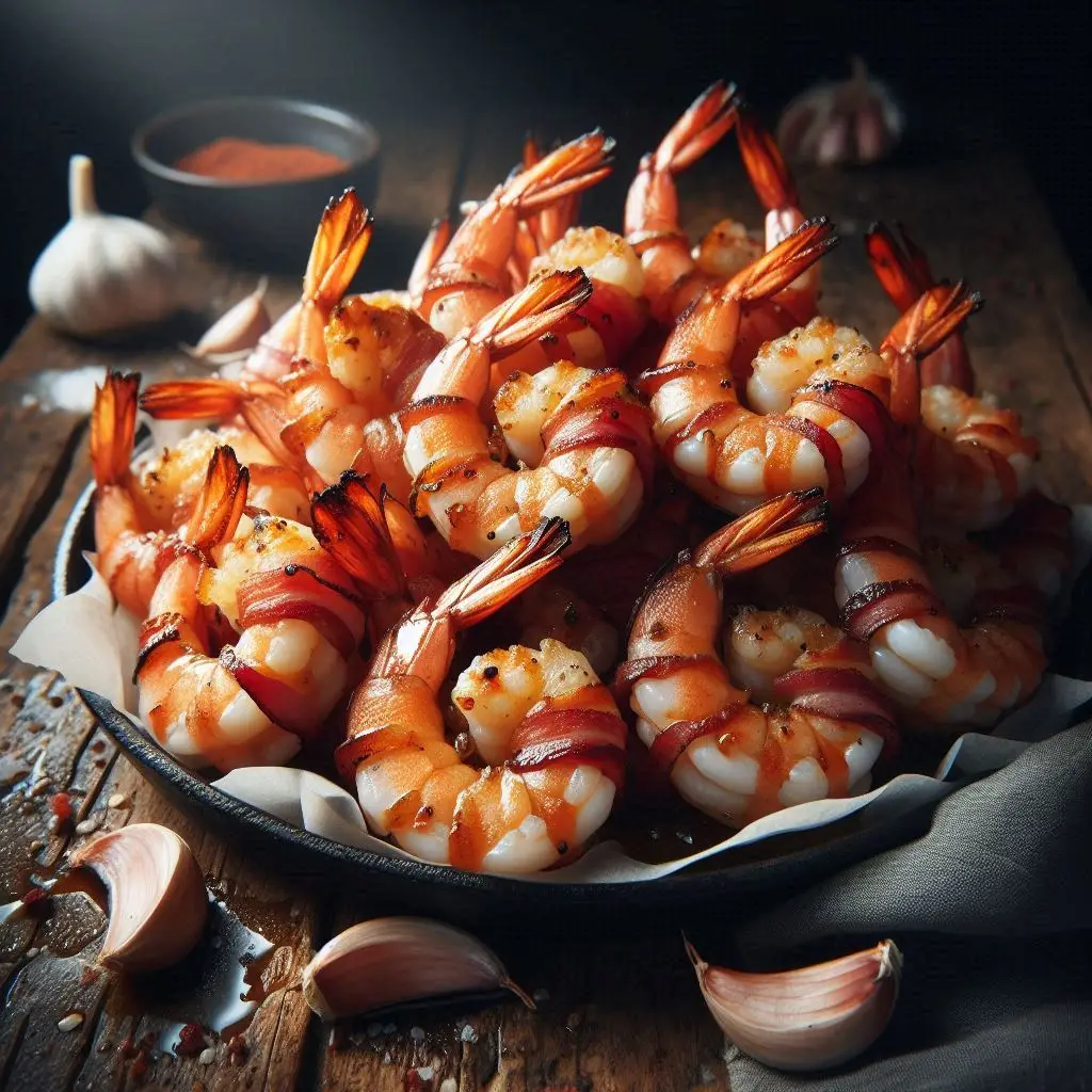 Gamberi al Bacon (Antipasto Croccante in Friggitrice ad Aria)