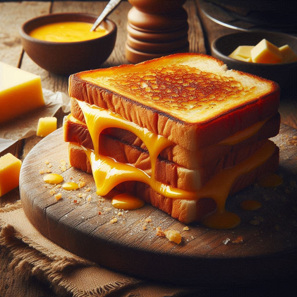 Grilled Cheese Sandwich (Il Classico Filante in Friggitrice ad Aria)