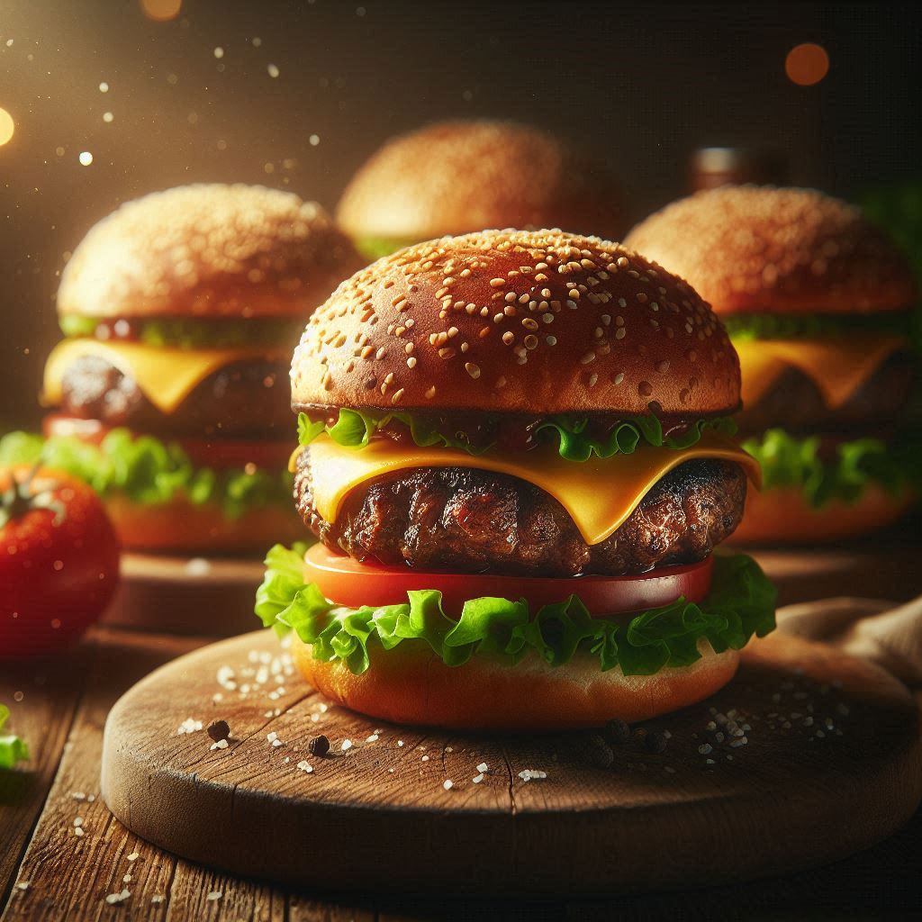 Hamburger Perfetto in Friggitrice ad Aria (Succoso e Dorato)