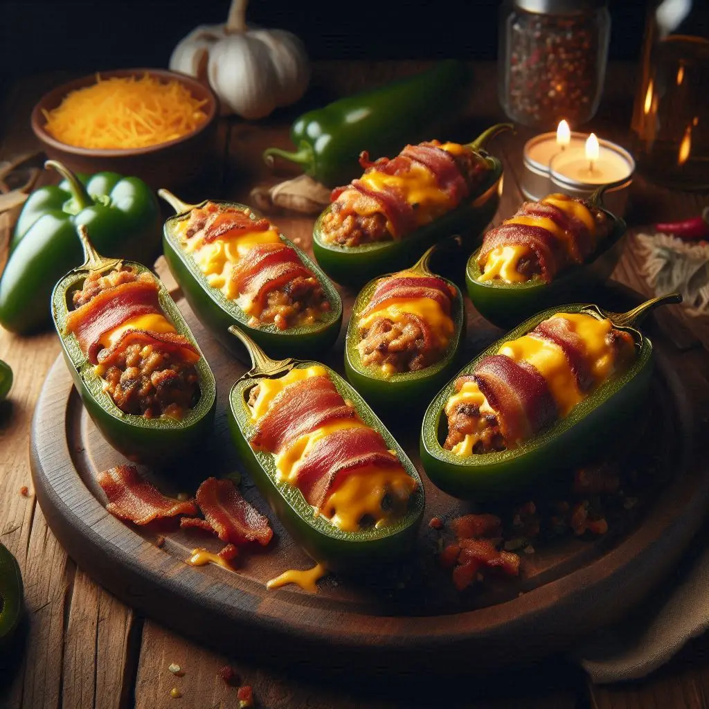 Bacon-Wrapped Stuffed Jalapeño Poppers