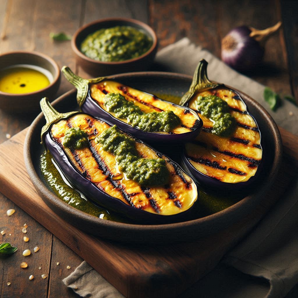 Melanzane al Pesto (Morbide e Profumate)