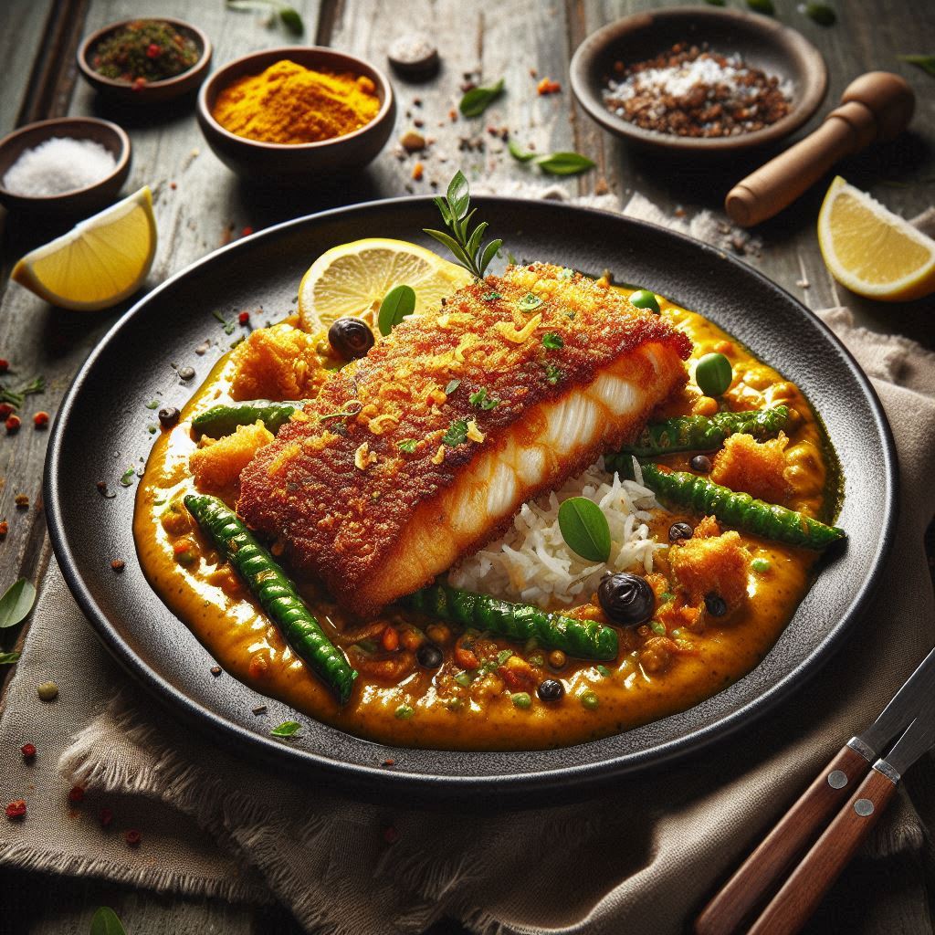 Merluzzo Curry e Cocco (Tenero e Cremoso in Friggitrice ad Aria)