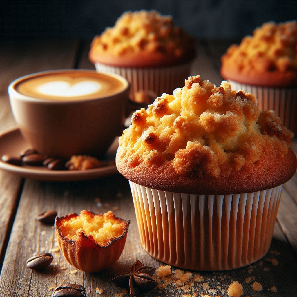 Muffin al Caffè e Cacao (Soffice Risveglio in Friggitrice ad Aria)