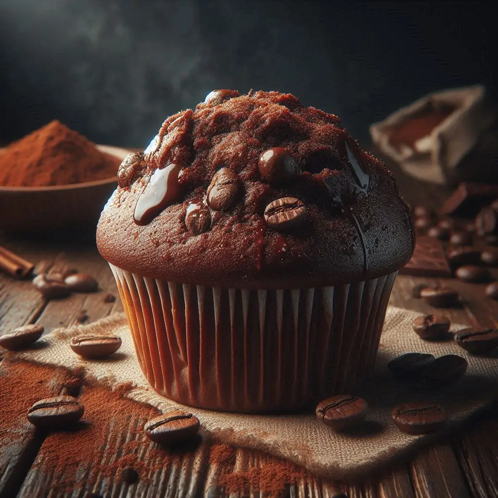 Dark Chocolate Espresso Muffins