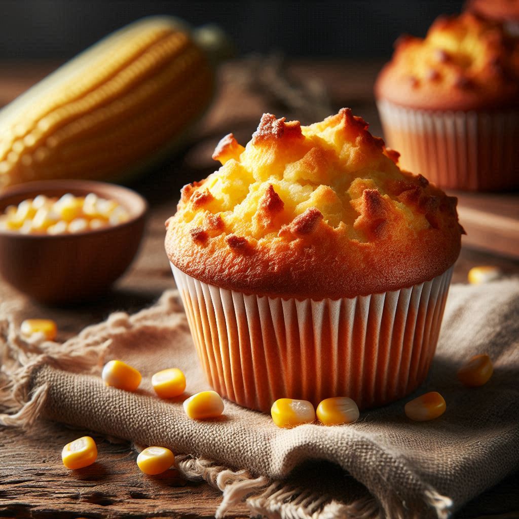 Muffin Rustici Mais e Formaggio (Cuore Filante e Saporito)