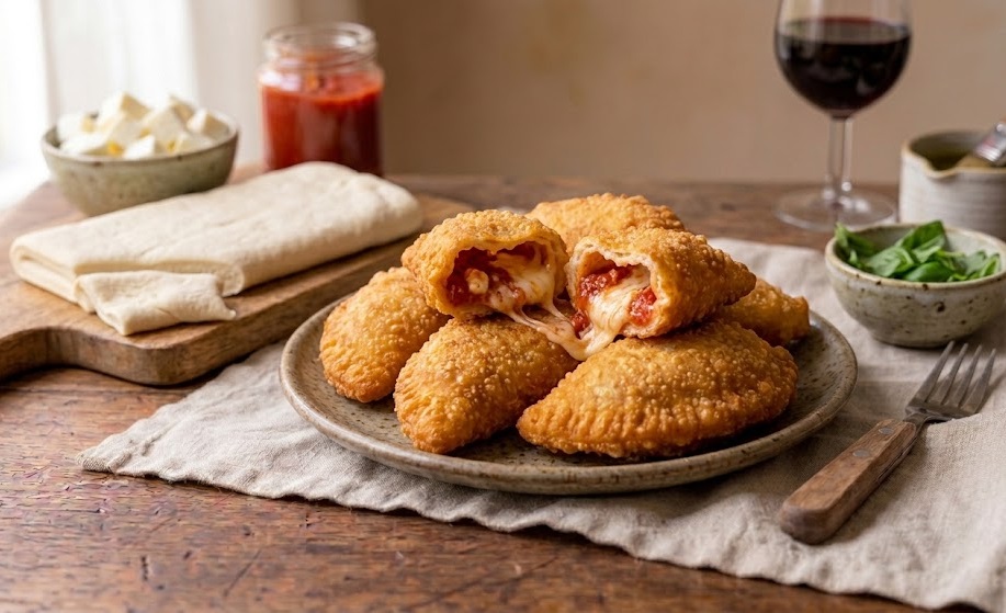 Panzerotti Pugliesi in Friggitrice ad Aria (Dorati e Pronti Subito)