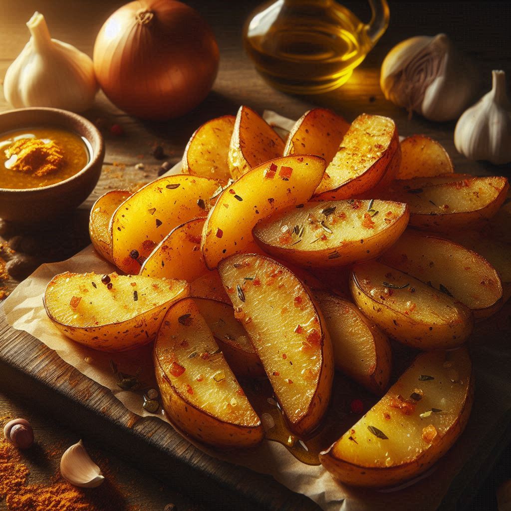 Patate al Parmigiano (Spicchi Rustici e Saporiti)