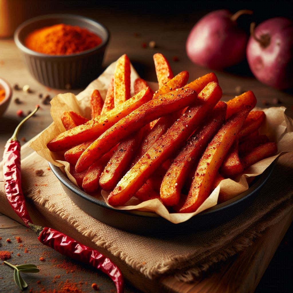 Patatine Cajun in Friggitrice ad Aria (Super Croccanti e Speziate)