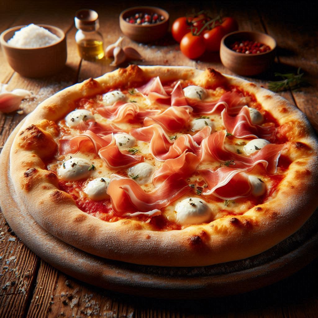 Breakfast Pizza (Uovo e Prosciutto in Friggitrice ad Aria)