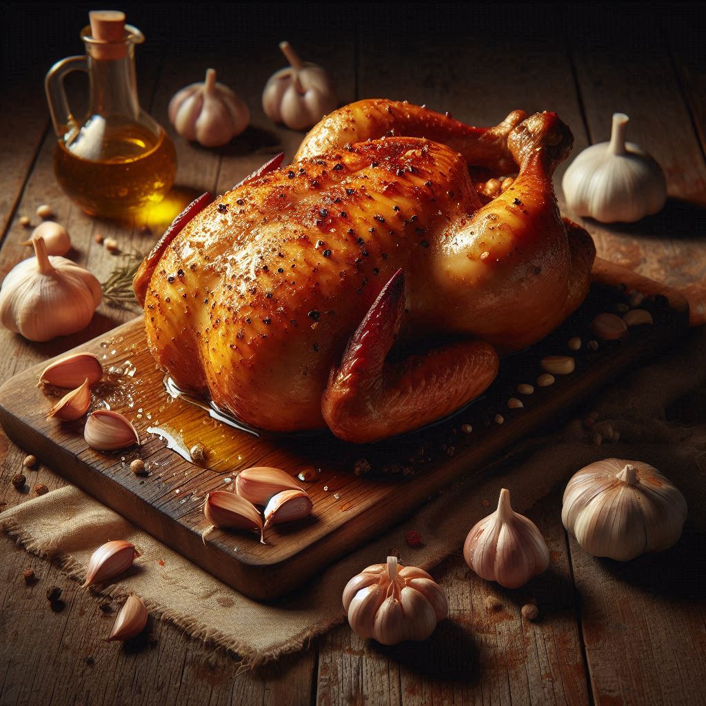 Pollo Intero in Friggitrice ad Aria (Croccante Fuori, Morbido Dentro)