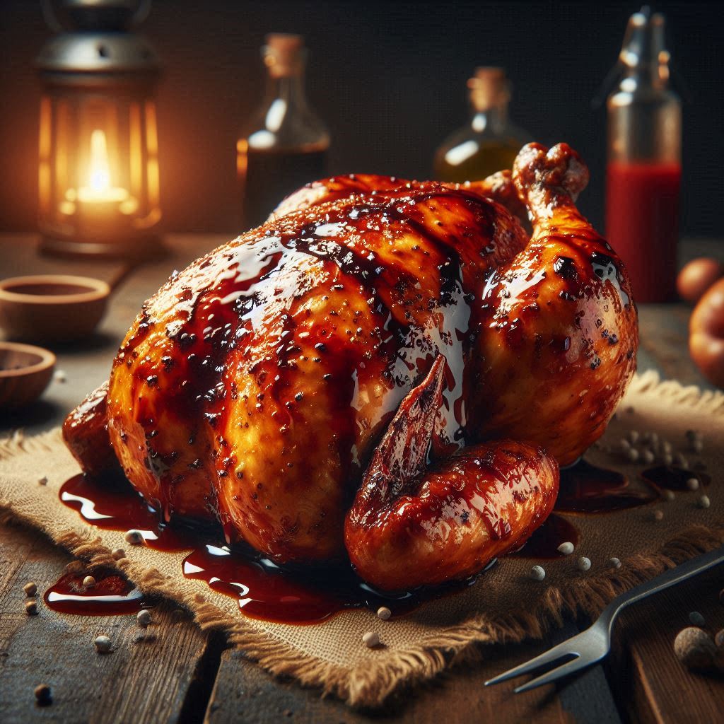Pollo Intero BBQ in Friggitrice ad Aria (Ricetta Americana Gourmet)