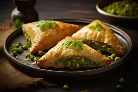 Samosa Verdure e Feta (Scrigni Croccanti di Pasta Brick)