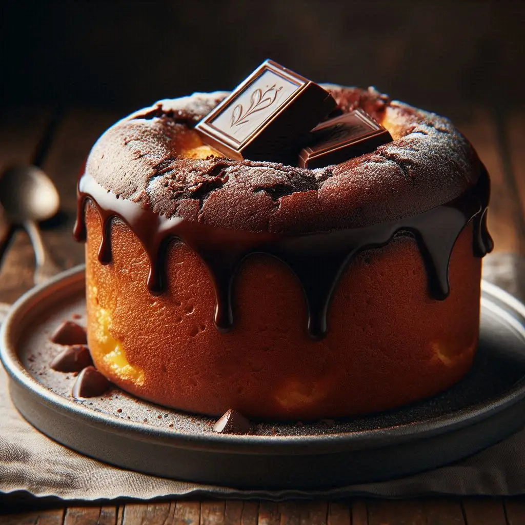 Decadent Dark Chocolate Soufflé