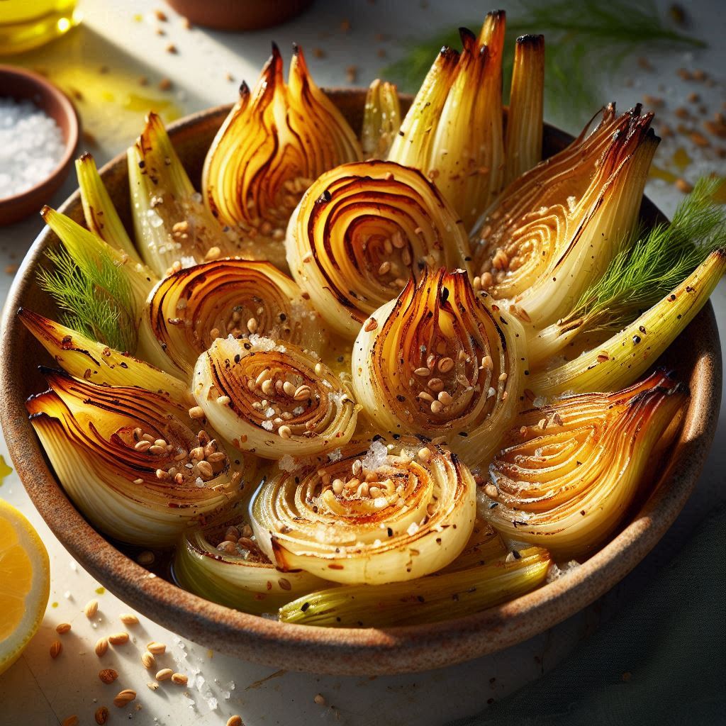 Finocchi Arrostiti al Limone (Delicati e Light)