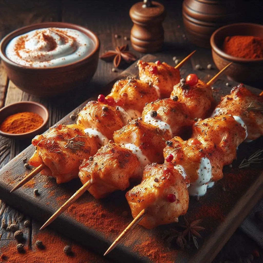 Spiedini di Pollo allo Yogurt (Ricetta Orientale Tenerissima)